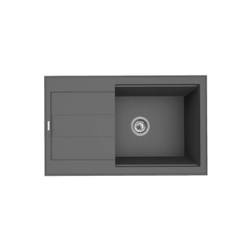 PYRAMIS ΝΕΡΟΧΥΤΗΣ PYRAGRANITE SPARTA PLUS LUX 78×48 1B 1D INDUSTRIAL GREY 070199801 PYRAMIS ΝΕΡΟΧΥΤΗΣ PYRAGRANITE SPARTA PLUS LUX 78×48 1B 1D INDUSTRIAL GREY 070199801
